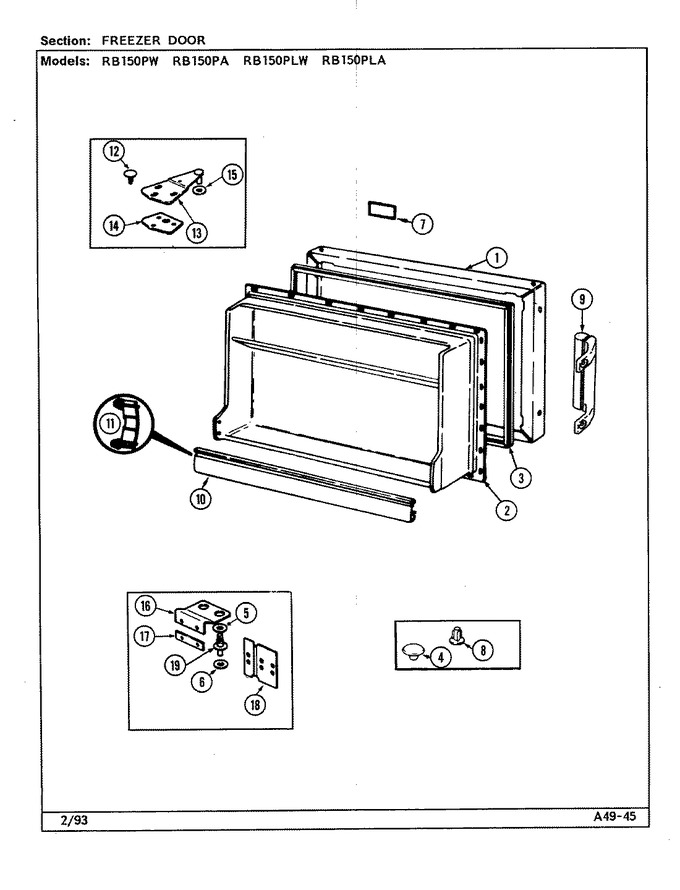 Diagram for RB150PA (BOM: DG05A)