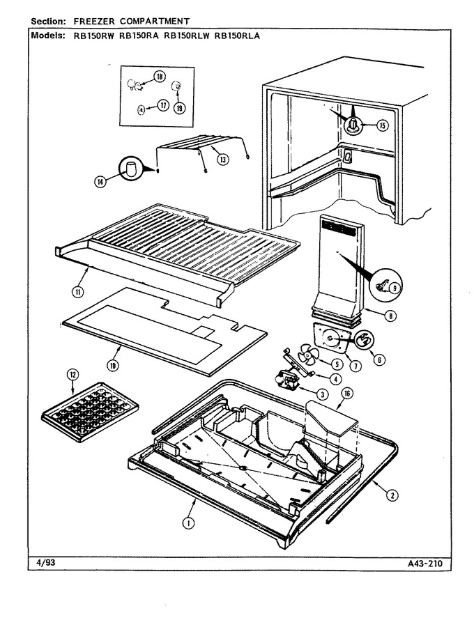 Diagram for RB150RLW (BOM: DG17A)