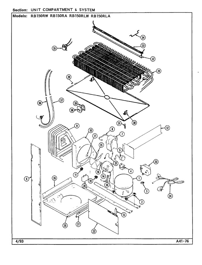 Diagram for RB150RW (BOM: DG15A)