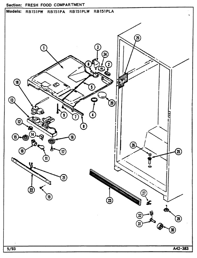 Diagram for RB151PW (BOM: DG01C)