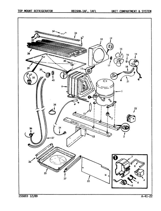 Diagram for RB15HN1AFL (BOM: 9B45A)