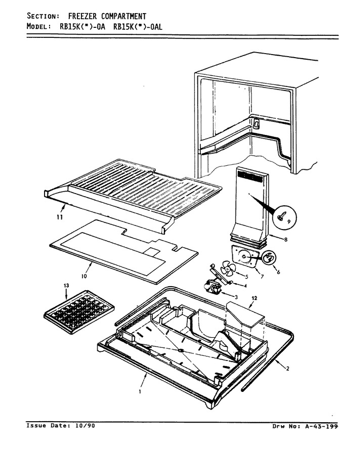 Diagram for RB15KA-0AL (BOM: AG07B)