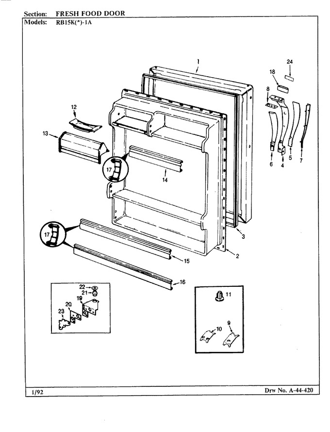 Diagram for RB15KA-1A (BOM: BG01E)