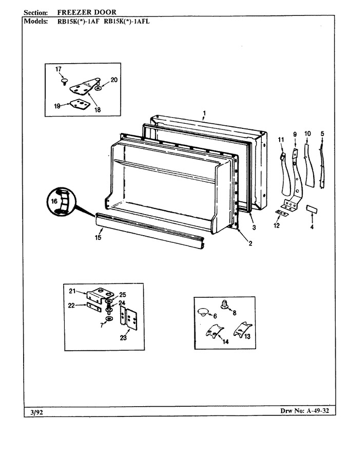 Diagram for RB15KA-1AF (BOM: BG11C)