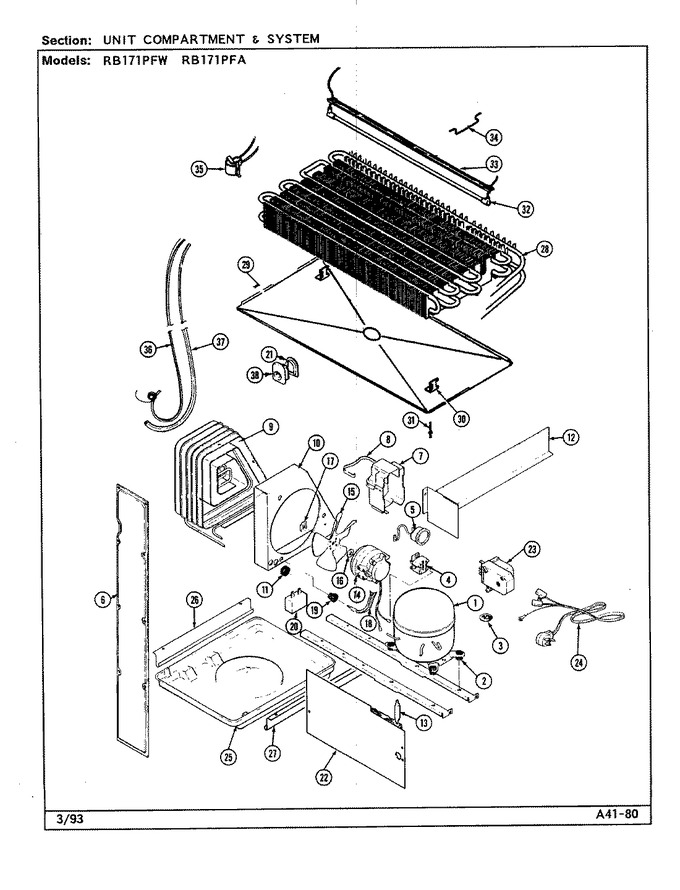 Diagram for RB171PFA (BOM: DG29C)