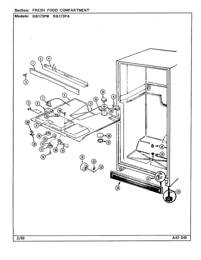 Diagram for RB173PA (BOM: DG35A)