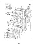 Diagram for 02 - Fresh Food & Freezer Door