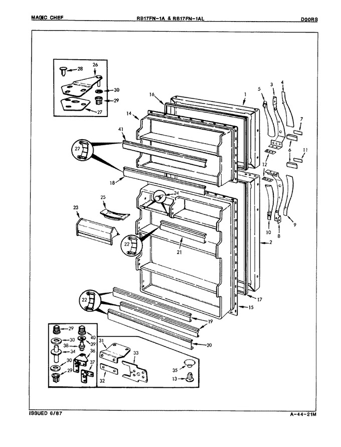 Diagram for RB17FA-1A (BOM: 7C15A)