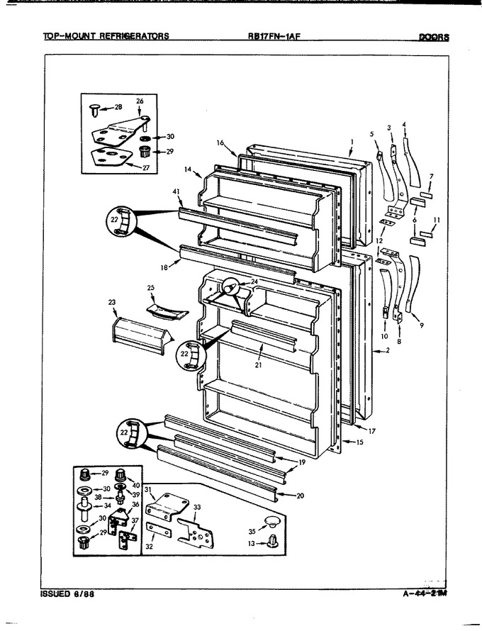 Diagram for RB17FA1AF (BOM: 7D66A)