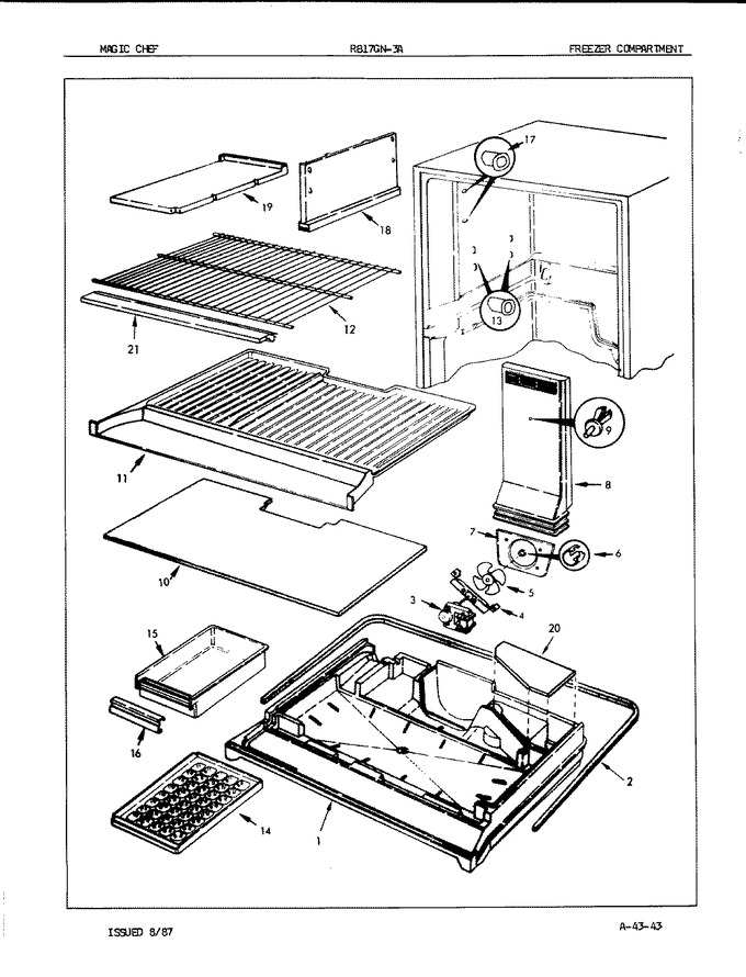 Diagram for RB17GN-3A (BOM: 7C29A)