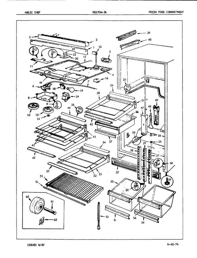 Diagram for RB17GA-3A (BOM: 7C29A)