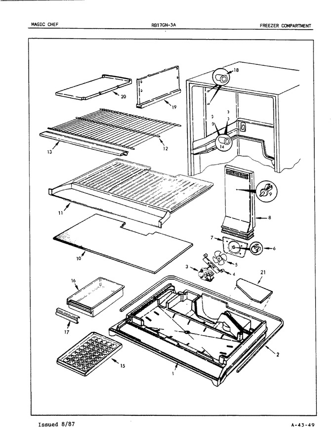 Diagram for RB17GA-3A (BOM: 7C36B)