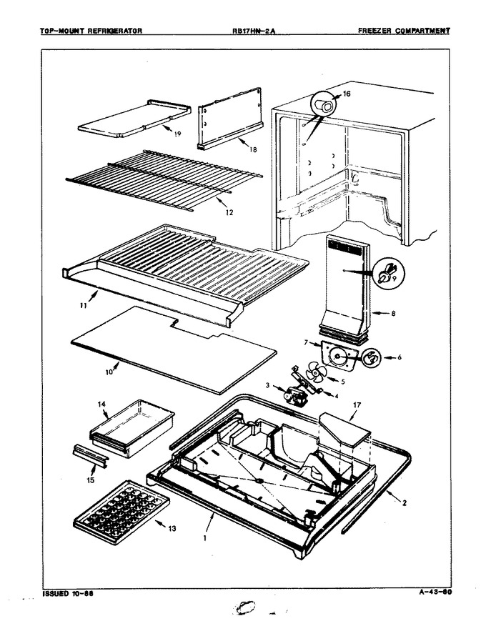 Diagram for RB17HA-2A (BOM: 8C64A)