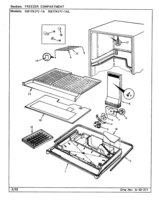 Diagram for RB17KA-1AL (BOM: BG22C)