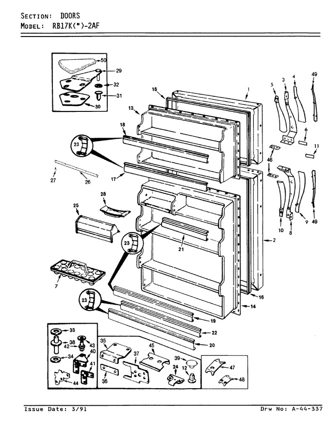 Diagram for RB17KA2AF (BOM: BG36A)