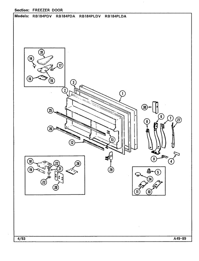 Diagram for RB184PLDA (BOM: DG45A)