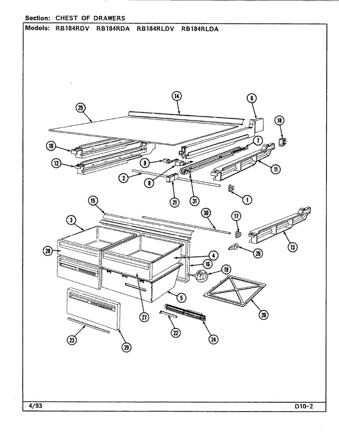 Diagram for RB184RLDV (BOM: DG48A)