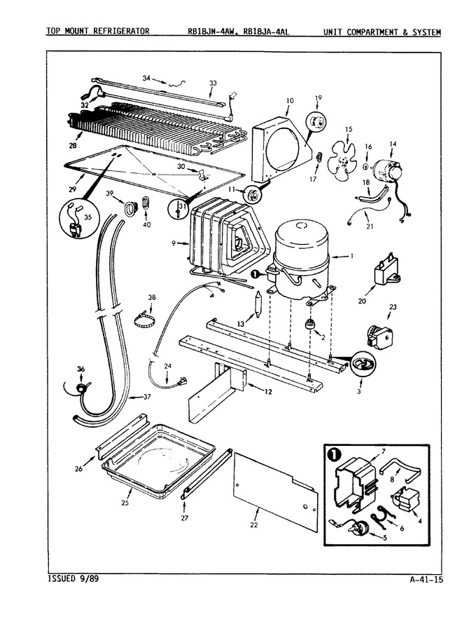 Diagram for RB18JA-4AL (BOM: 9A82A)