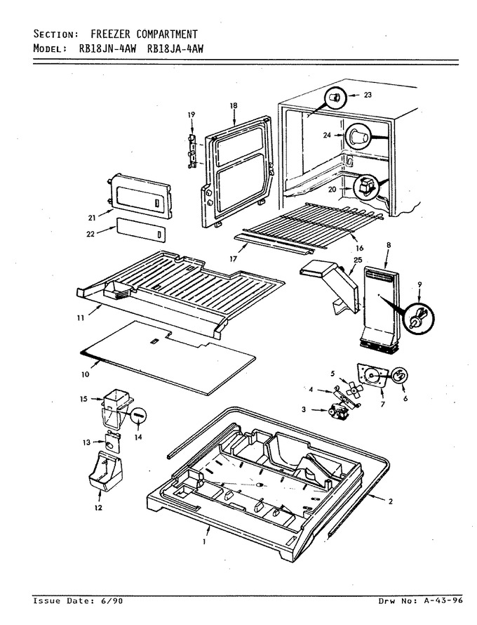 Diagram for RB18JN-4AW (BOM: 9A31A)