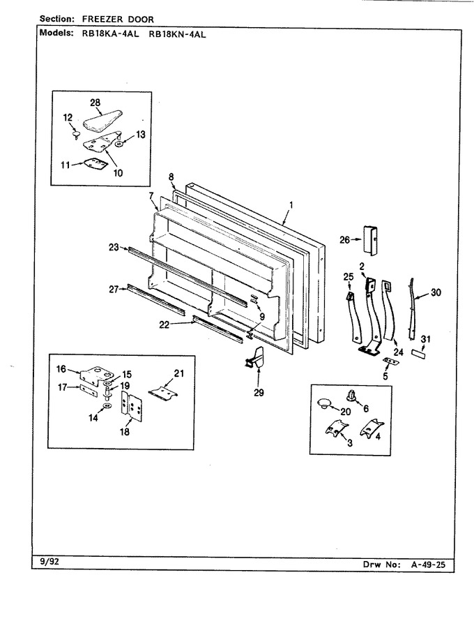 Diagram for RB18KN-4AL (BOM: BG44C)