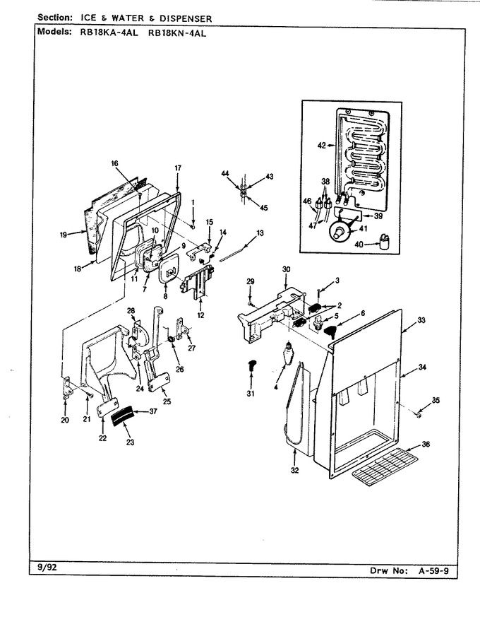 Diagram for RB18KA-4AL (BOM: BG45C)