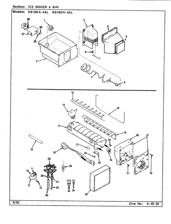 Diagram for RB18KN-4AL (BOM: BG44C)