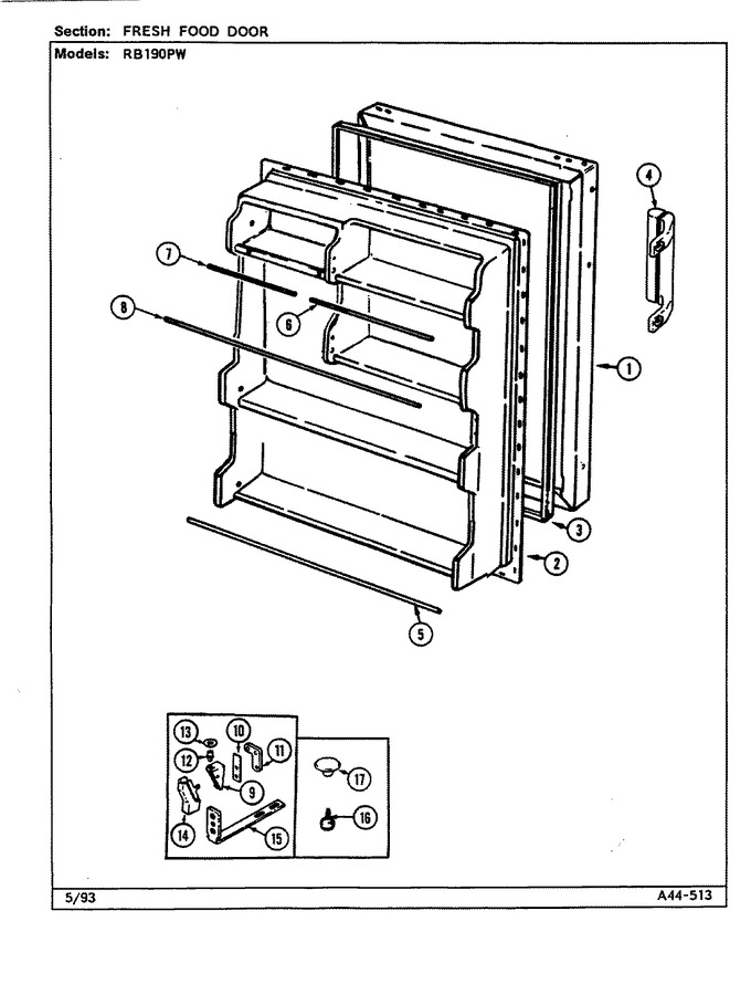 Diagram for RB190PW (BOM: DE70A)