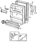 Diagram for 04 - Fresh Food Door