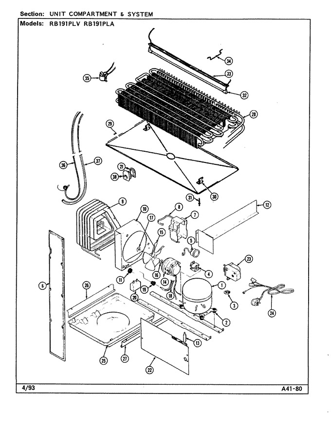 Diagram for RB191PLA (BOM: DE78A)