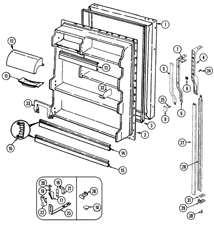 Diagram for RBE193TV