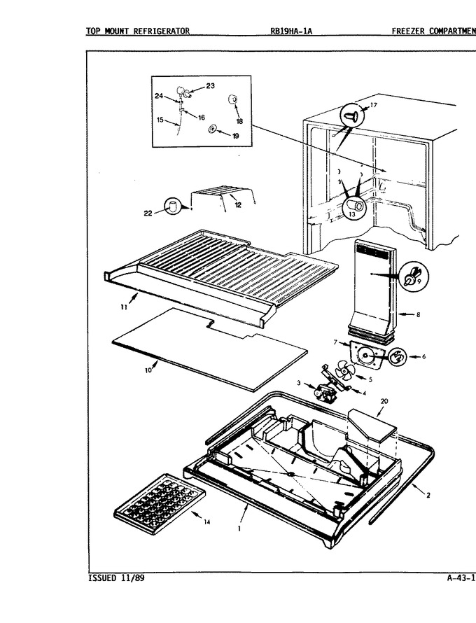 Diagram for RB19HN-1A (BOM: 9B55A)