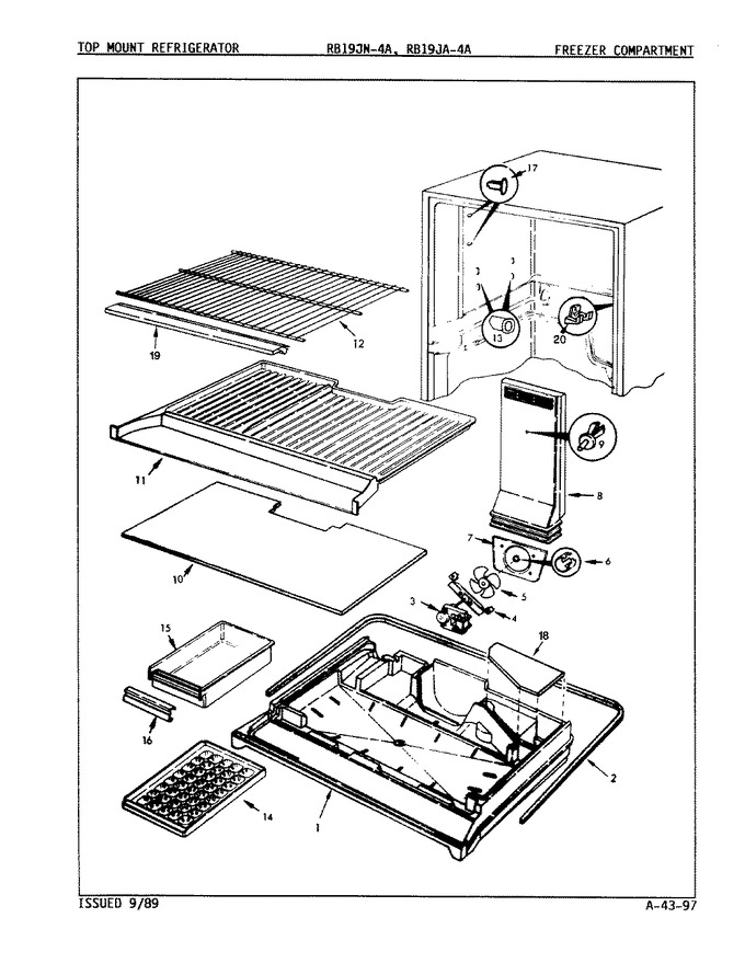 Diagram for RB19JA-4A (BOM: 9A22A)