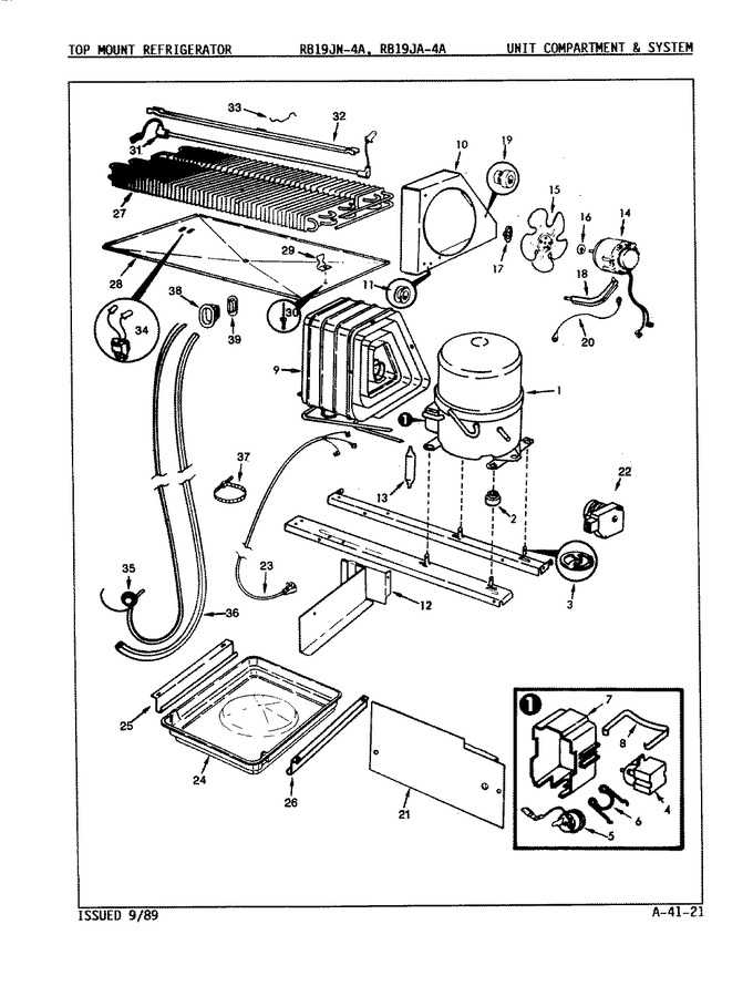 Diagram for RB19JA-4A (BOM: 9A22A)