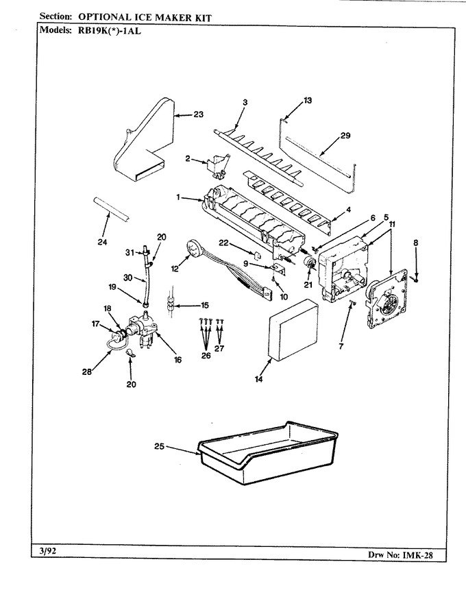 Diagram for RB19KA-1AL (BOM: CG52A)