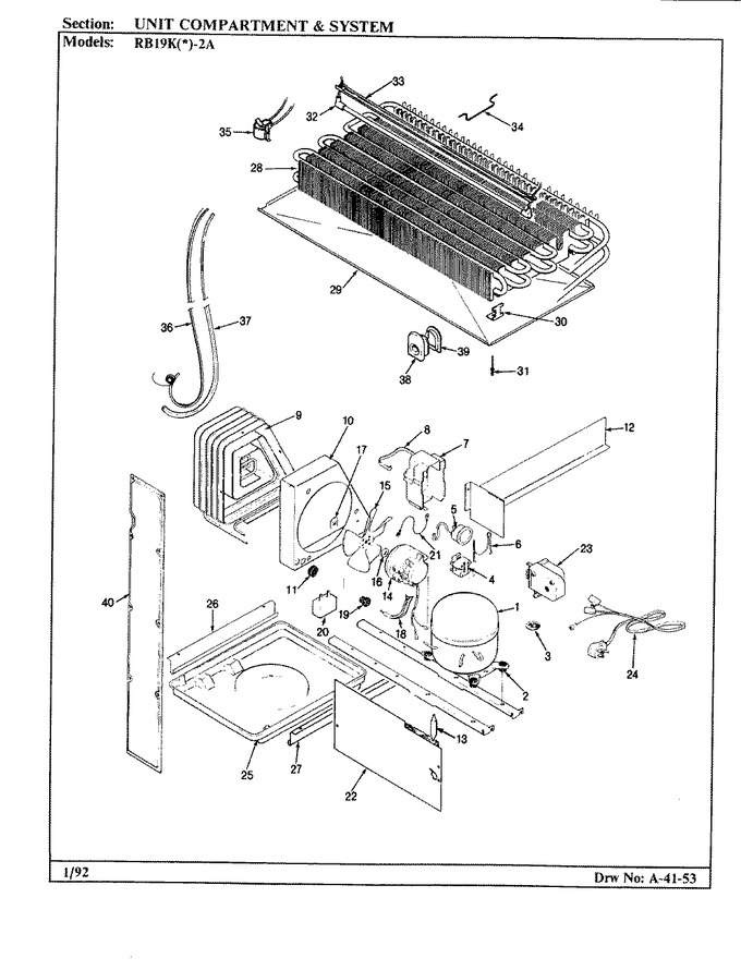 Diagram for RB19KA-2A (BOM: BG58B)