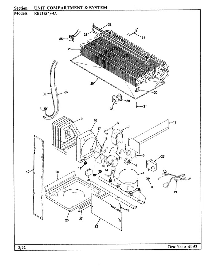 Diagram for RB19KA-4A (BOM: BG64B)