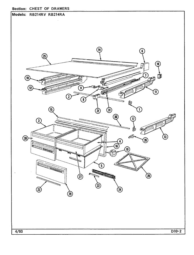 Diagram for RB214RV (BOM: DG73A)