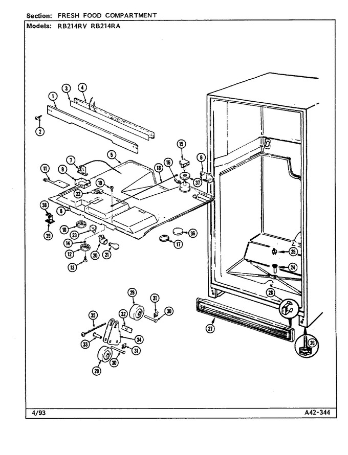 Diagram for RB214RA (BOM: DG74A)