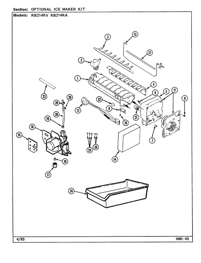 Diagram for RB214RA (BOM: DG74A)