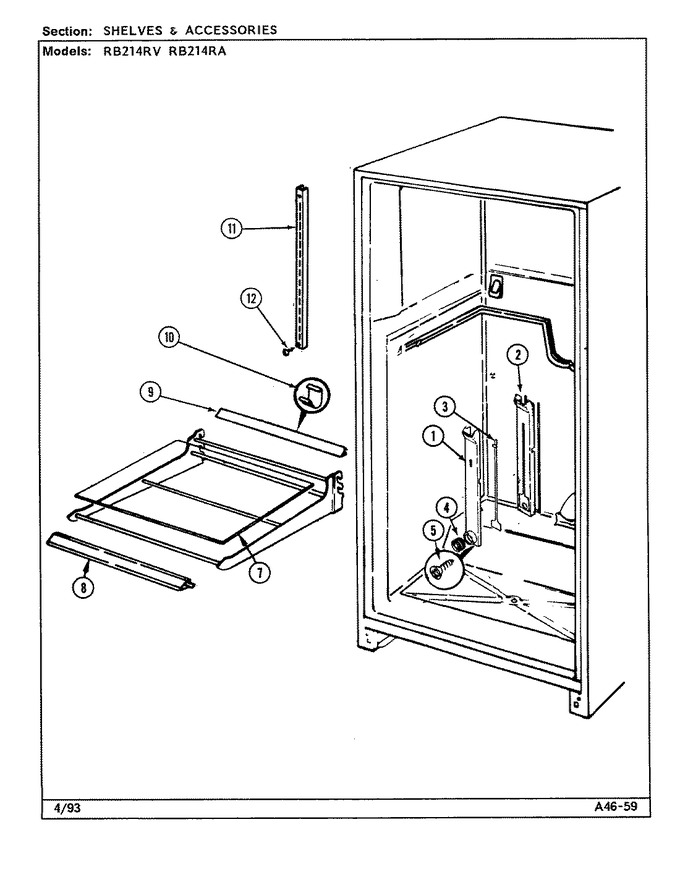 Diagram for RB214RV (BOM: DG73A)