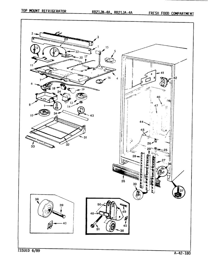 Diagram for RB21JA-4A (BOM: 9A24A)