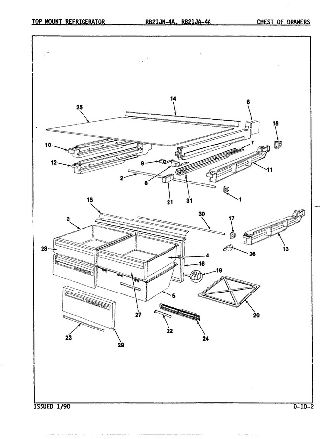 Diagram for RB21JN-4A (BOM: 9A24C)