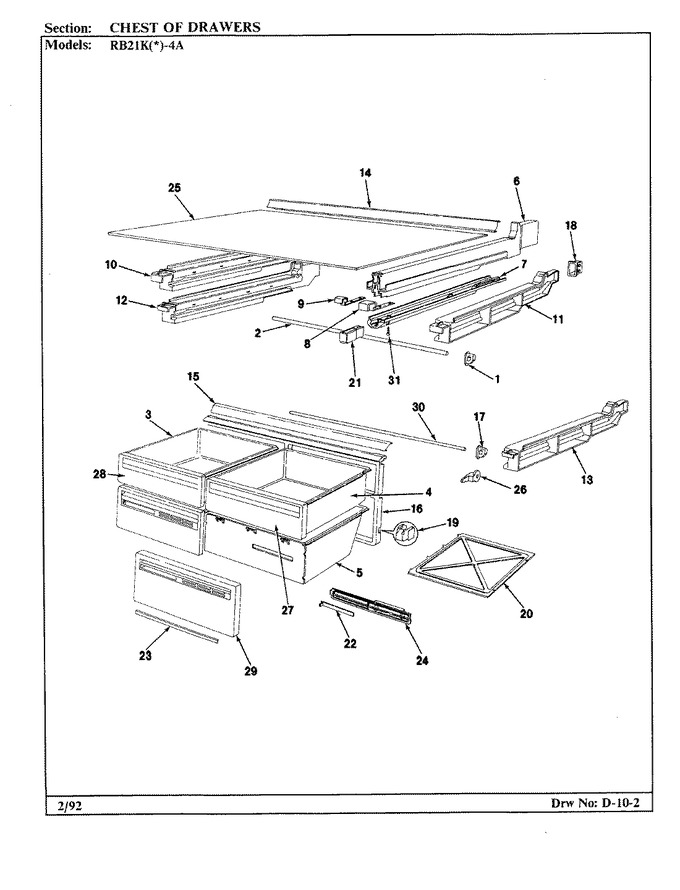 Diagram for RB21KA-4A (BOM: BG72C)