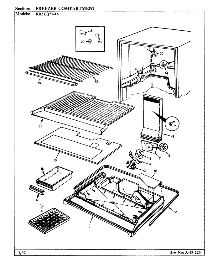 Diagram for RB21KN-4A (BOM: BG71C)