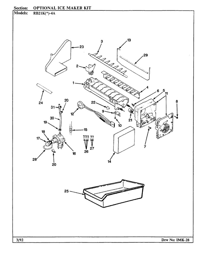 Diagram for RB21KN-4A (BOM: BG71C)