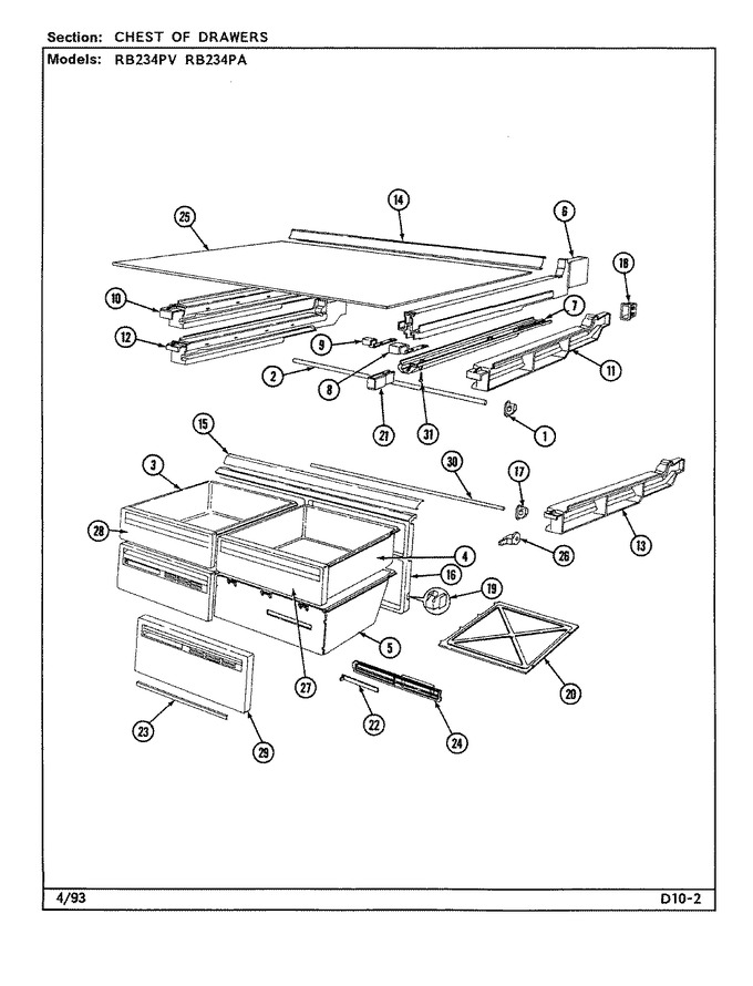 Diagram for RB234PDA (BOM: DG98A)