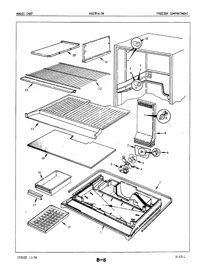 Diagram for RB23FY-3A (BOM: 5E79A)