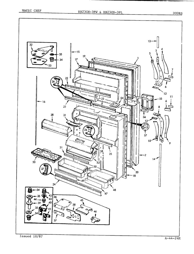 Diagram for RB23GA-3PW (BOM: 7B23A)