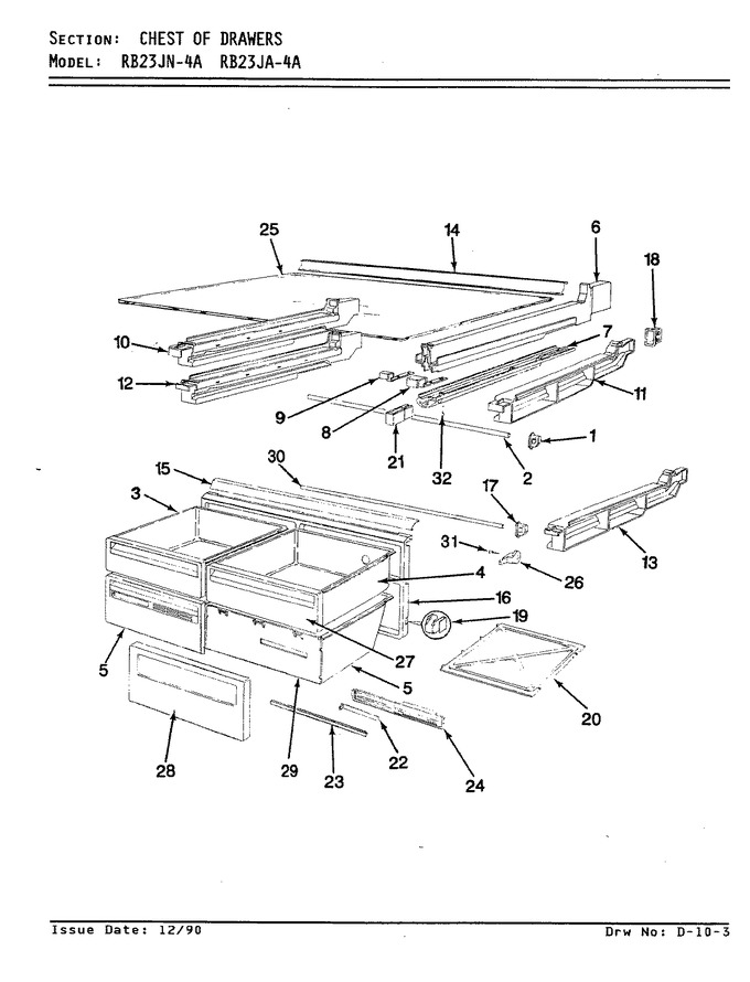 Diagram for RB23JN-4A (BOM: 9A25A)