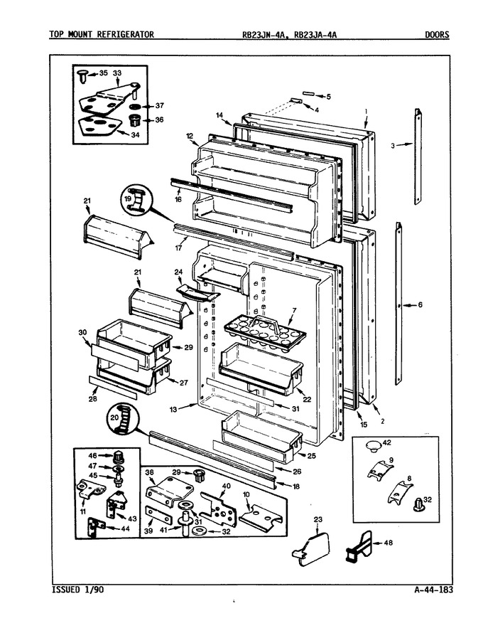 Diagram for RB23JA-4A (BOM: 9A26D)